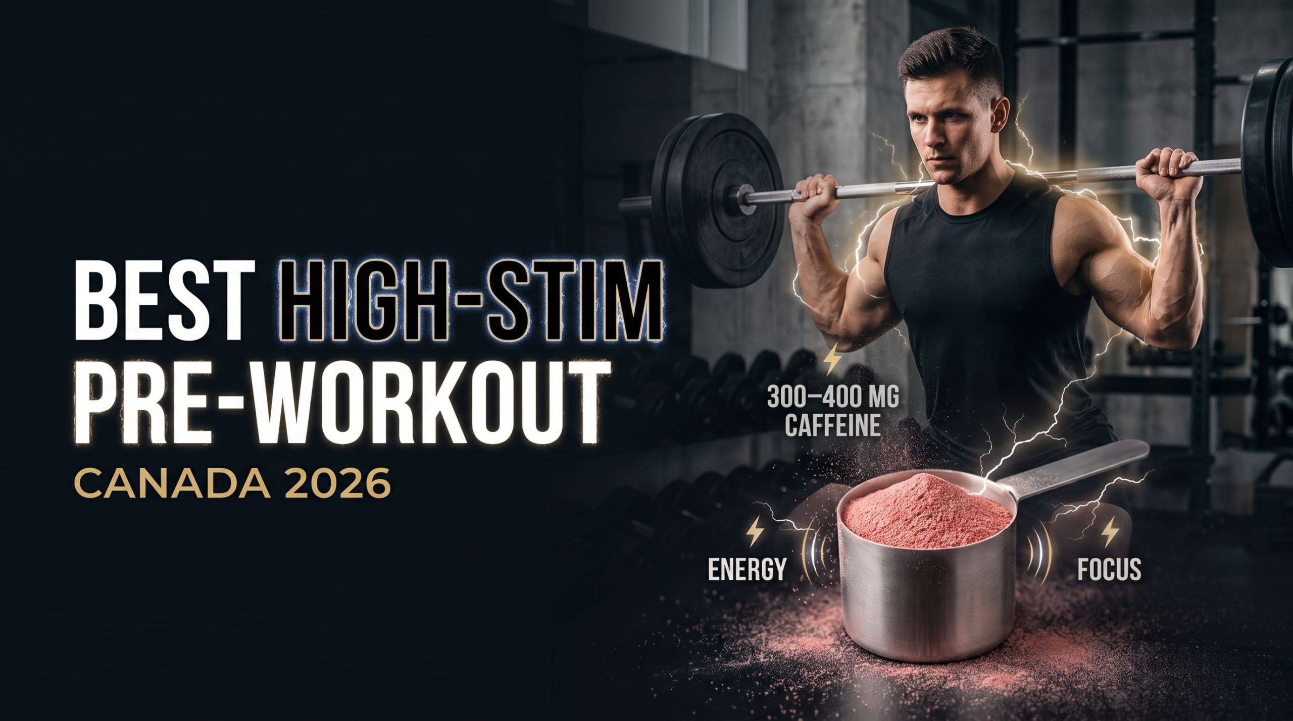 Best high-stim pre-workout supplements in Canada for energy and intense training