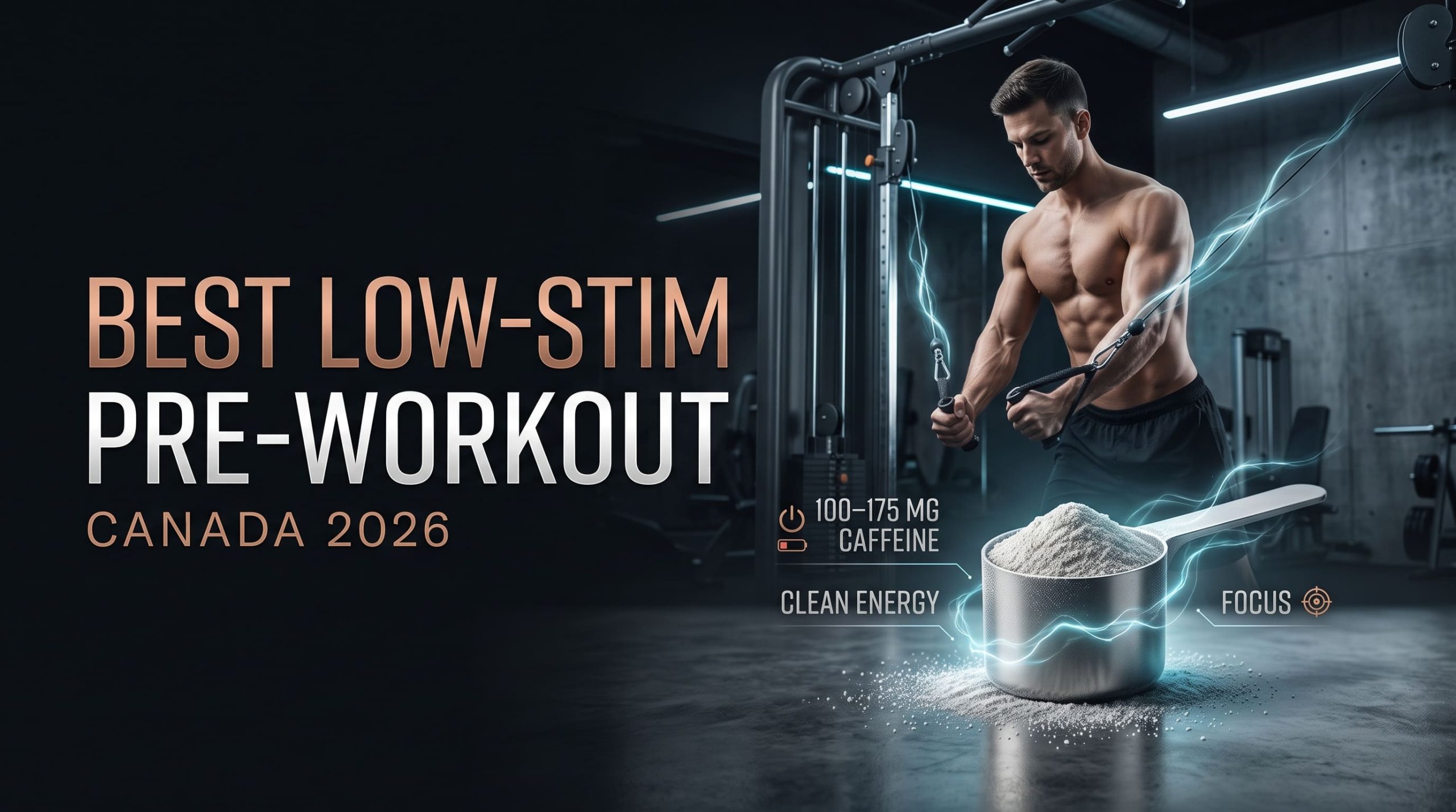 Best low-stim pre-workout supplements in Canada for clean energy and focus