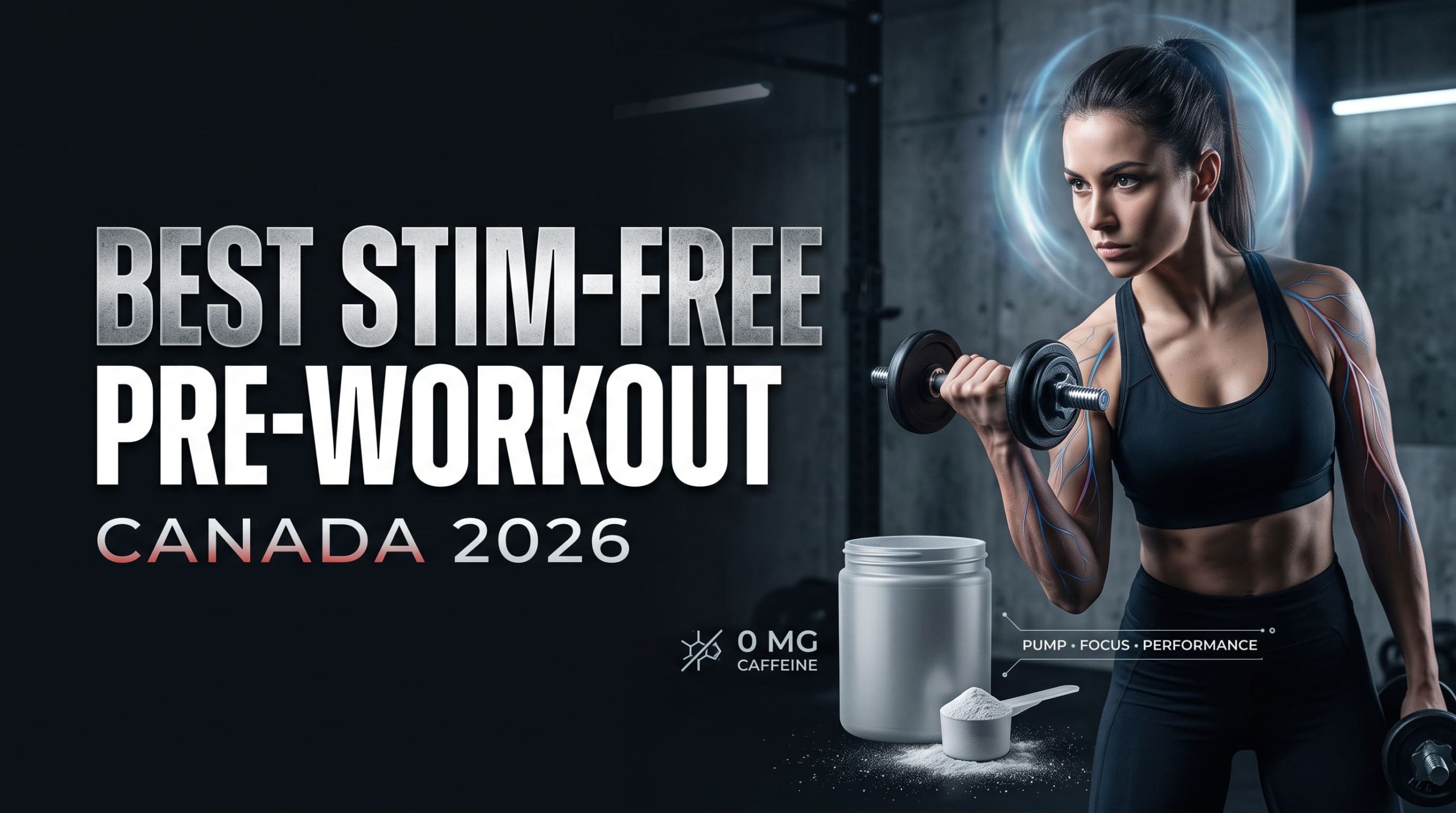 Best stim-free pre-workout supplements in Canada for pumps focus and performance